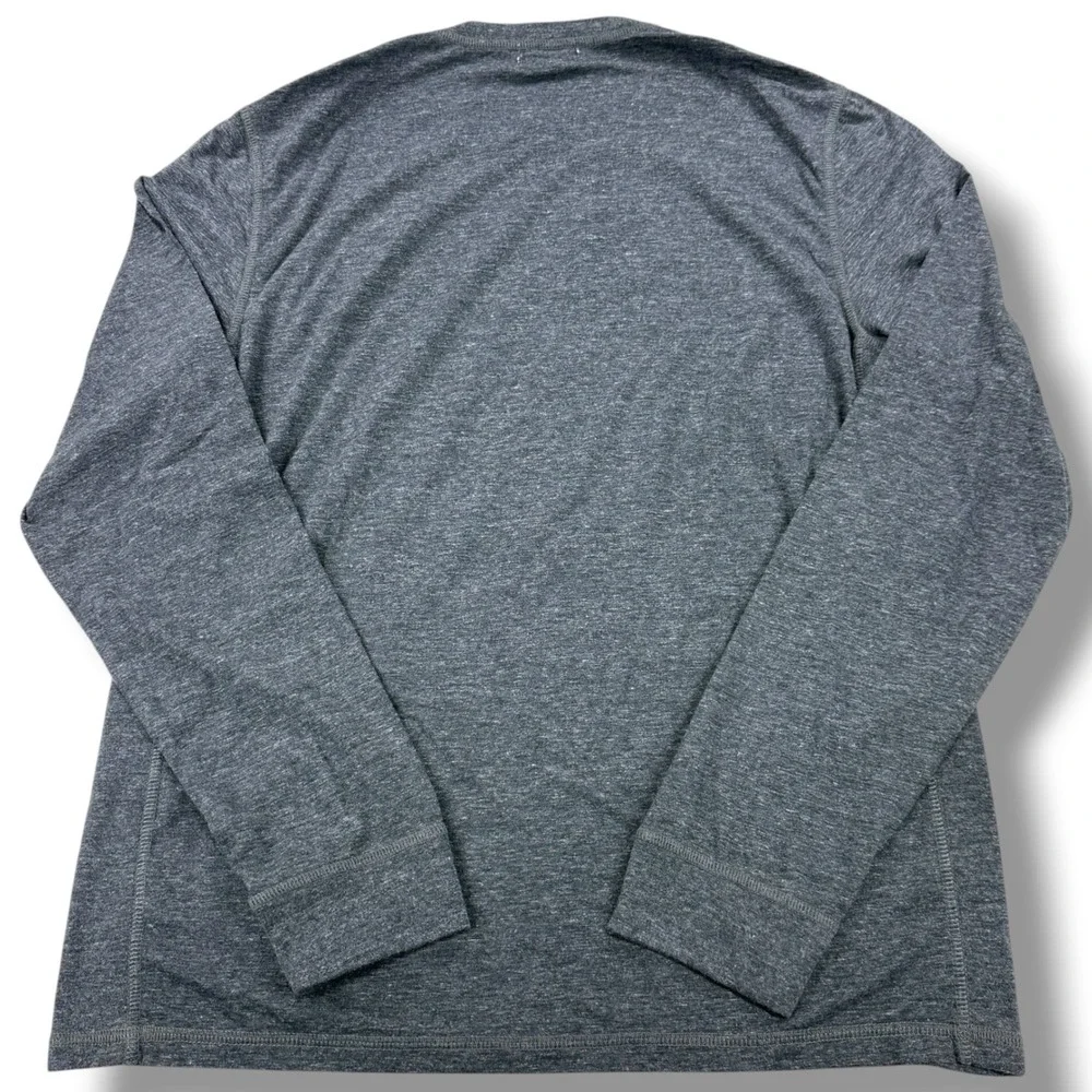 AG Adriano Goldschmied Mens Long Sleeve Crew Neck Tee Gray Heather Size‎ MediumM